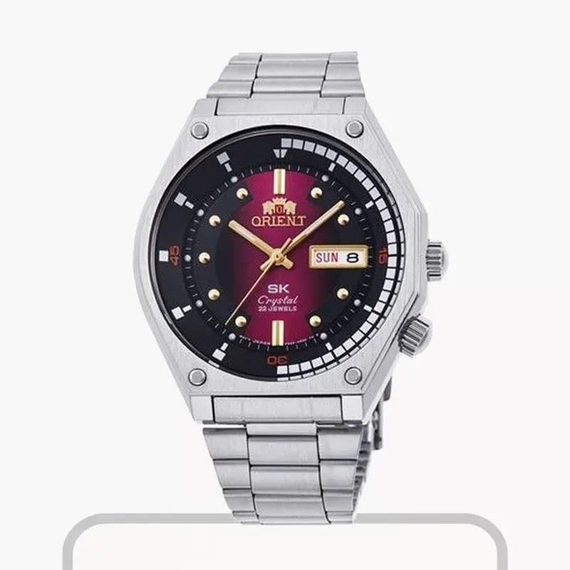 Orient Sports SK Automatic Maroon Dial Men's Watch- RA-AA0B02R